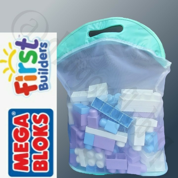 Mega Blocks Other - EUC Mega Blocks Set with Mesh Bag